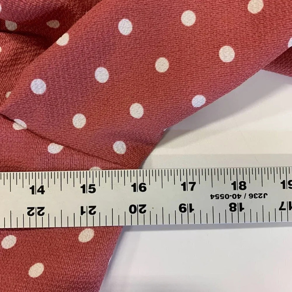 Wanderlux Women's Polka Dot Puffy‎ Sleeve Square Neck Dress Size M NWT - Picture 14 of 15